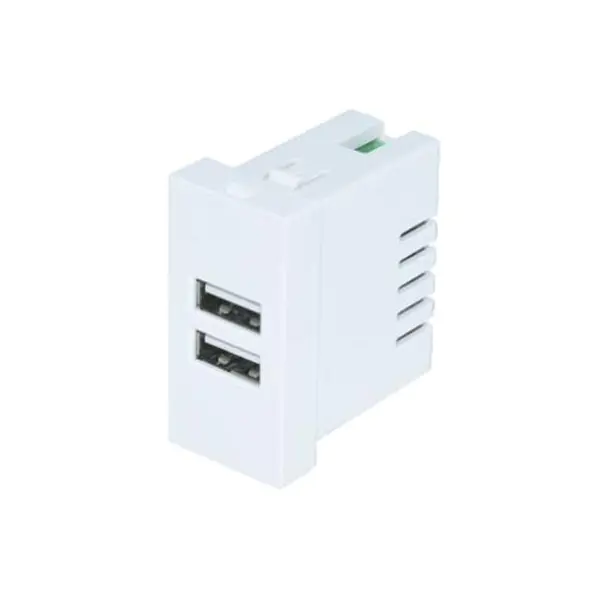 Modulo presa caricatore USB a doppia porta tipo A + A 2.1A