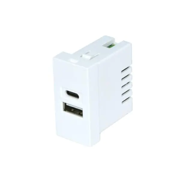 Modulo presa per caricabatterie USB tipo A + C a doppia porta